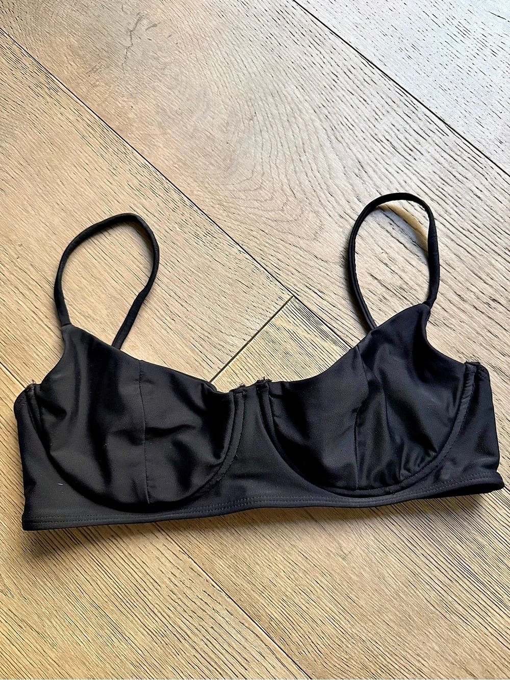 Lolli Black Bikini Top Size Medium Like New